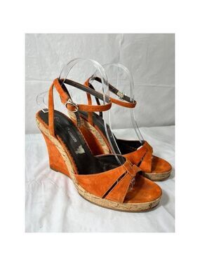 Franco Barbieri Italy Women's Wedge Sandal Platform Boho size 9.5
